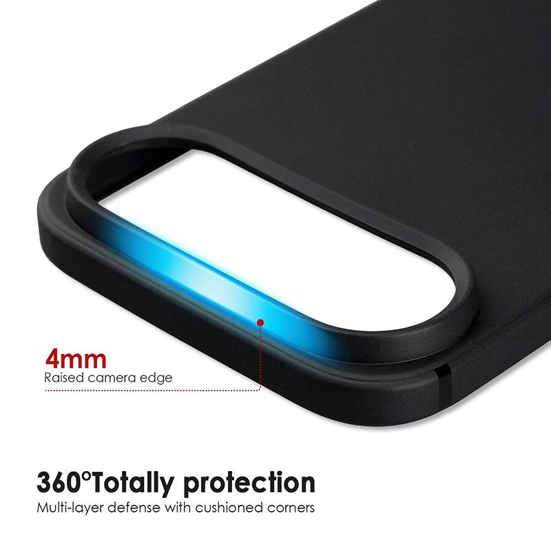 Militray Grade Matte Silicone Case for iPhone Air 17 16 Pro Max Back Cover Ultra Thin Frosted Soft TPU Case for iPhone 16 Plus