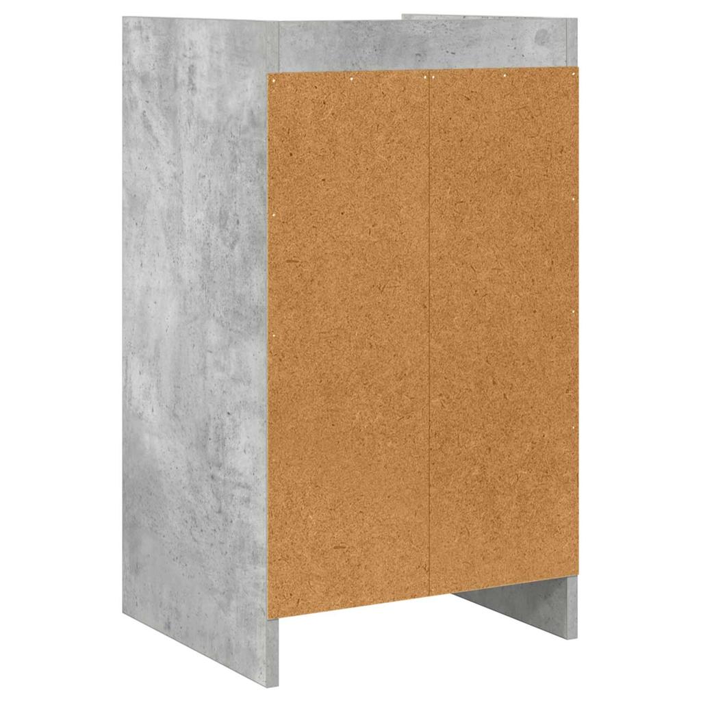 Nightstands Concrete Gray 40 x 36 x 70 cm Engineered Wood