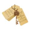 Vintage Key Bottle Opener with Tag Card Bag Wedding Party Favors Souvenirs Bridesmaid Gift Wedding Details For Guests