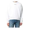 OFF WHITE Bluza z nadrukiem strzałek, oversize, z okrągłym dekoltem OMBA035E20FLE0020145