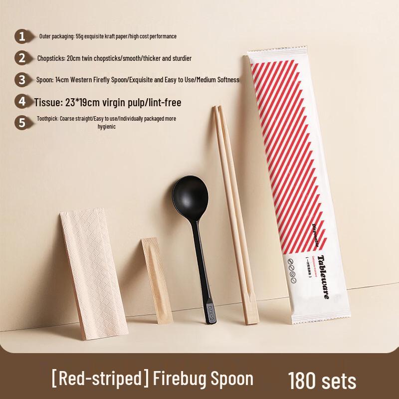 Disposable Bamboo Tableware Set