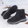 Winter new high-top cold-proof snow boots waterproof and non-slip outdoor mother shoes velvet warm cotton shoes
