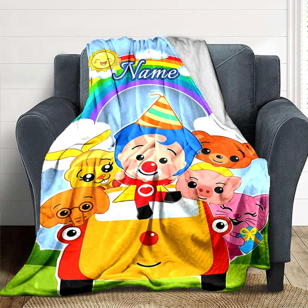 Custom Name Sonic Adventure Blanket for Couch & Bed, Plush Cozy Fuzzy Blanket Super Soft & Warm Blankets for Fall and Winter. 0908205