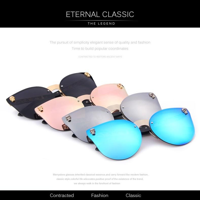 New Gothic Sunglasses Metal Personalized Carved Leg Sunglasses Male Female Same Style Skull Head Sunglasses