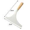 A Bamboo Short-handled Glass Cleaning Tool A Household Glass Scraper Window Scraper Mirror Cleaning Tool