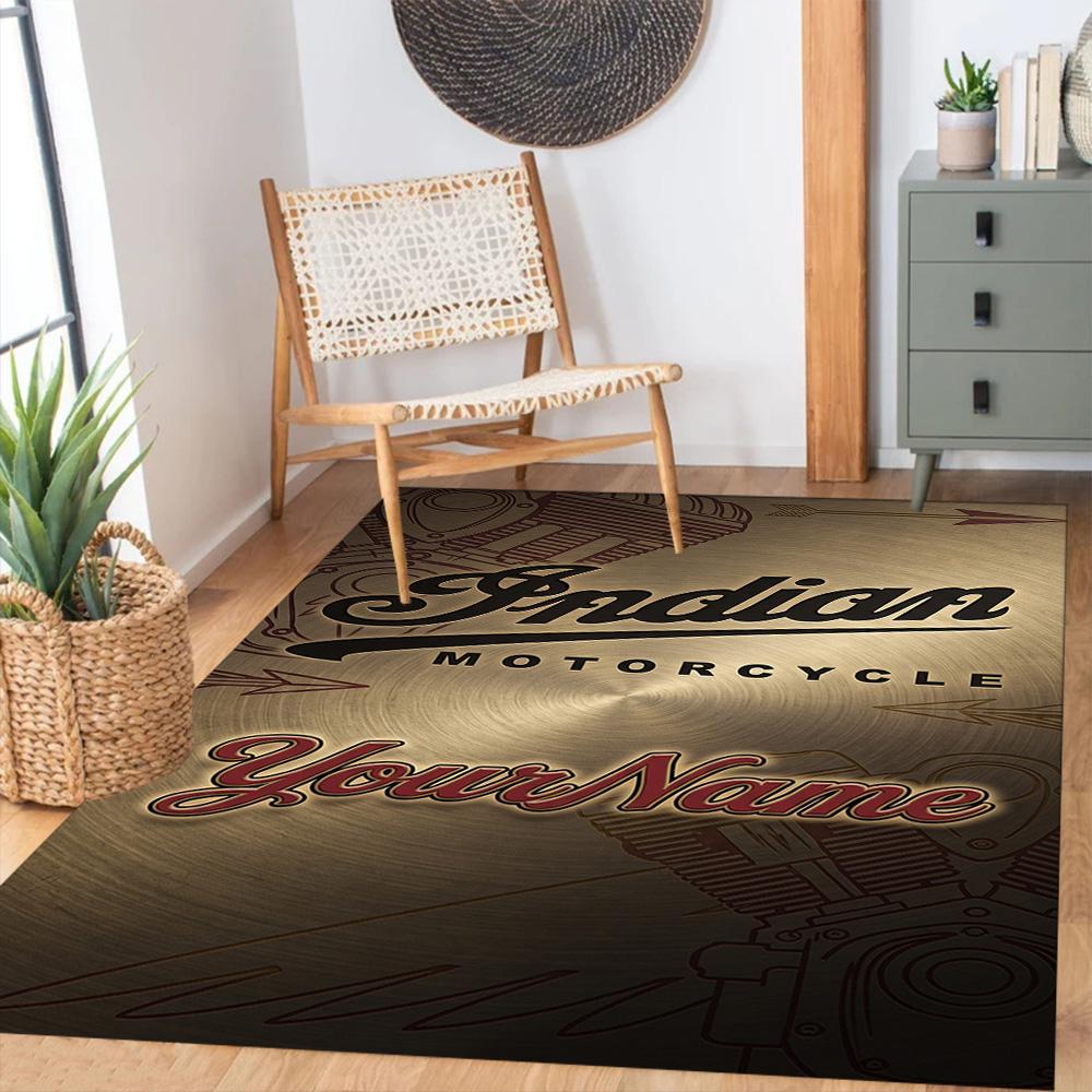 Harley-davidson Motorcycles Personalized Text Carpet Perfect for Outdoor Bedrooms Dormitory Balcony Anti-slip Rug Anime Office Decor