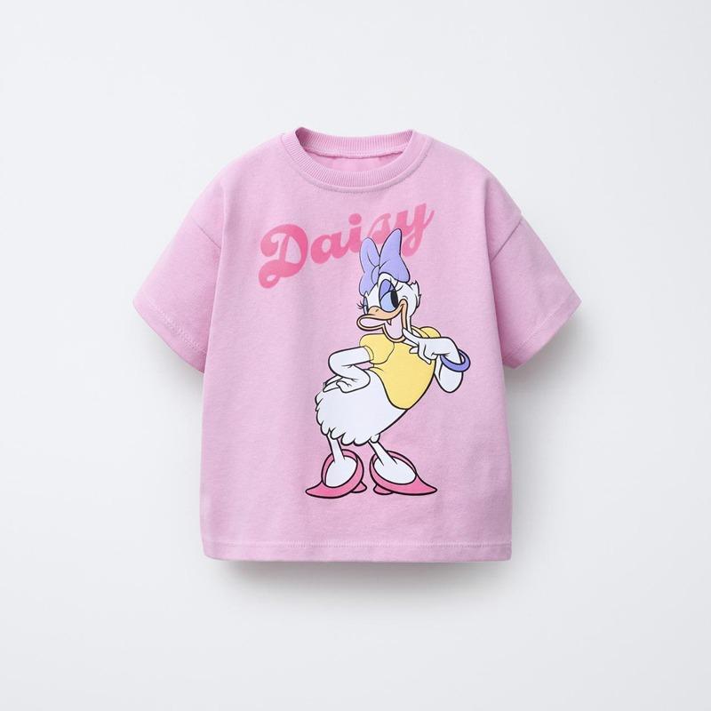 Cute T-shirt Printing Tees For 0-7Age Child New Short Sleeve Summer Clothing Cartoon Fashion Versatile Base Shirt Toddler Wear