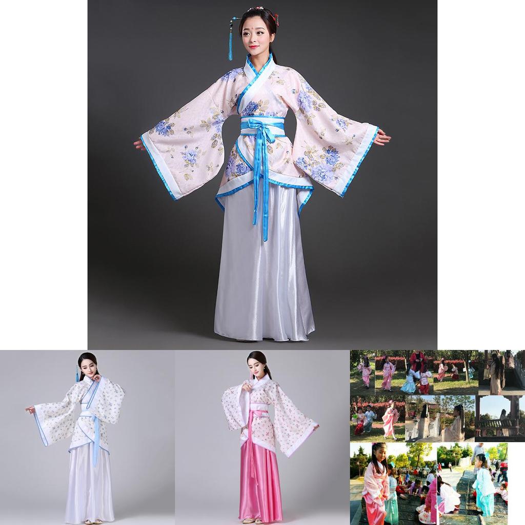 Stunning Fairy Hanfu Dress For Women With Superior Quality Polyester And Spandex