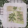 1Pc Small 20x20cm Square Cotton Terry Printed Towel European American Pastoral Flowers Absorbent Kitchen Dishcloth