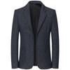 Spring Autumn Men's Plaid Blazers Smart Casual Formal Suits Jackets Coat Men Fashion Slim Fit Turn Down Collar Blazers Outerwear