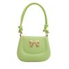 Women'S Bag Fashion Texture Small Square Bag Fashion Handbag Small Fresh Bow Shoulder Bag