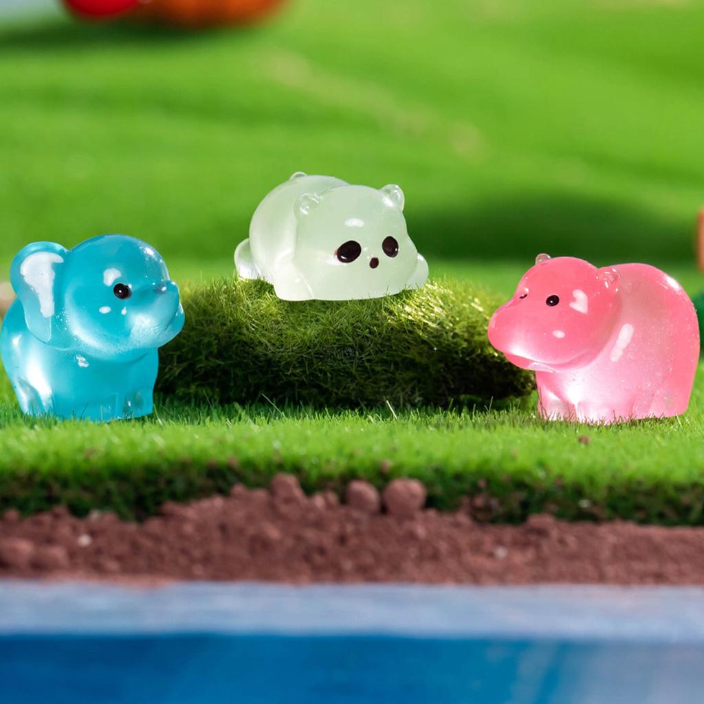 Micro-landscape Fun  Animals, Luminous Little Turtle And Sea Hare Ornaments