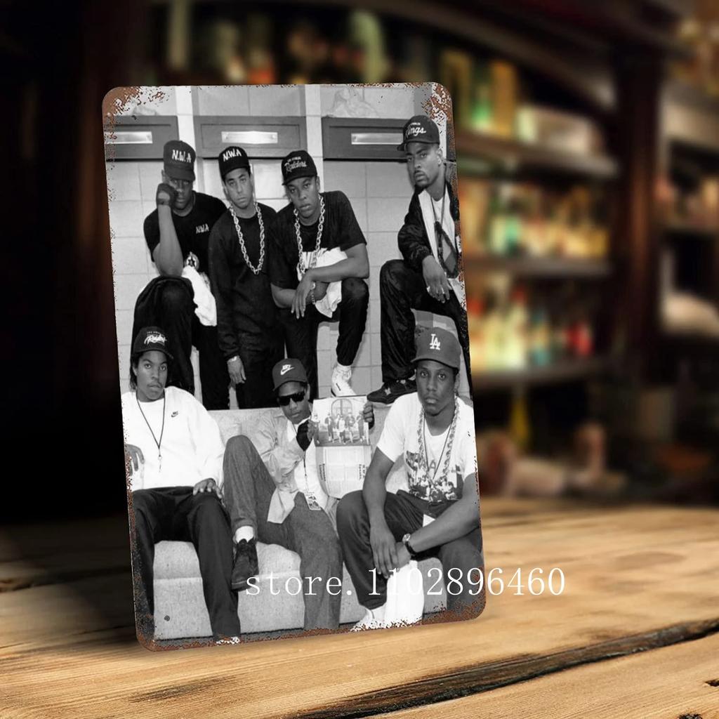 nwa Metal Plaques & Signs wall decor Vintage Tin Signs Captain Metal Poster Decor for Bar Pub Club Wall Decoration