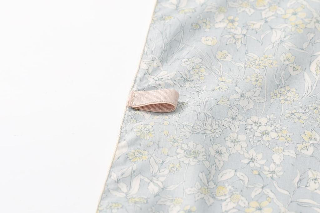 DDintex FLORET LONDON UV Scarf, Wandervogel Blue, 52x52cm [Liberty Print]