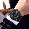 Sanda 6092 Fashion G Style Hot Sale Alarm Mode Waterproof Sports Hand Clock Analog Digital Display Stop Quartz Watch for Men