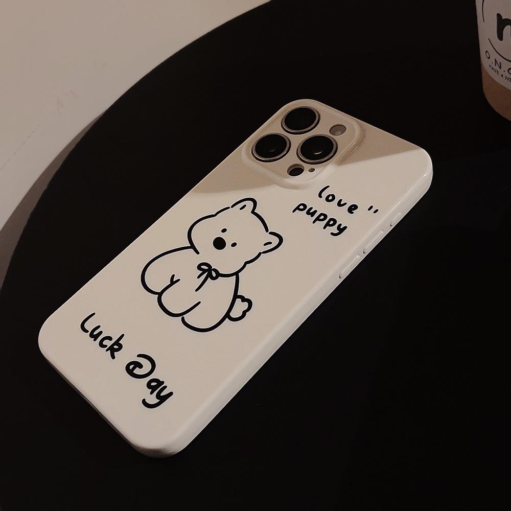 Simple Cute Puppy Phone Case for iPhone 17 iPhone 17 Pro Max