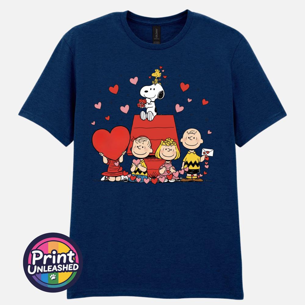Fun Beagle Friends Graphic TShirt Adult Unisex Cute Tee S2XL Love Friendship M
