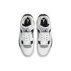 Unisex tenisky Air Jordan 4 Retro Military Black Bílá Neutrální šedá DH6927-111