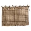 Handmade Oven Curtain With Ruffle Trim And Ribbon Ties Cabinet Dish Washer Hide Skirt Cover For Farmhouse Kitchen Decors