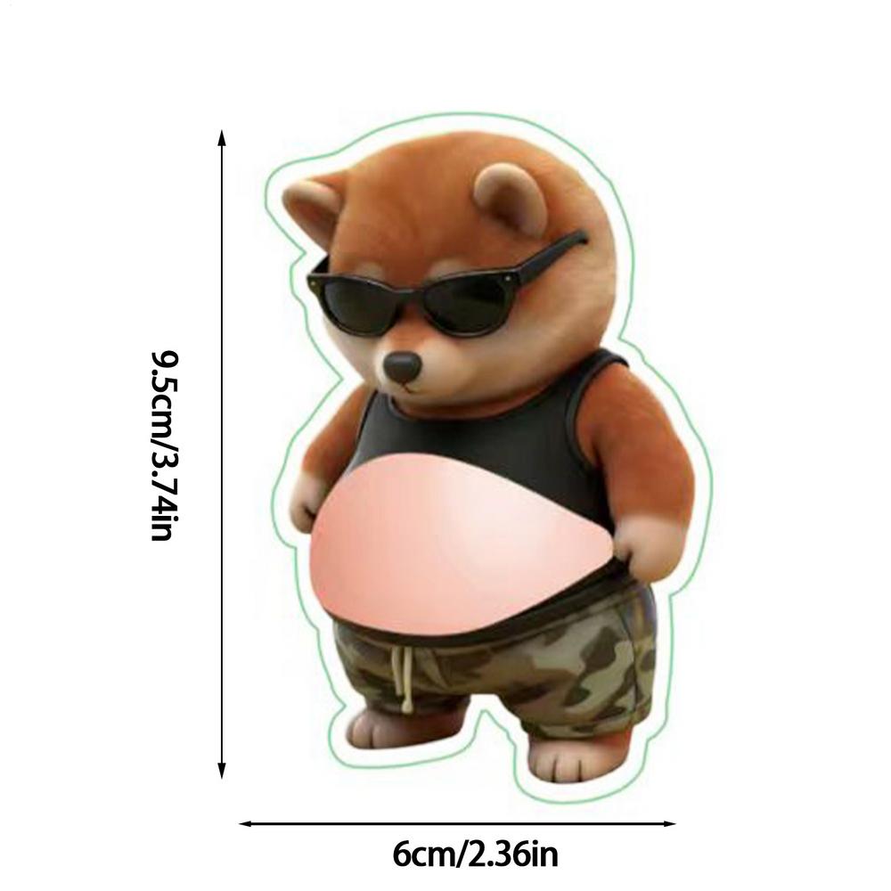 

Dog Stickers Soft Small Scrapbook Supplies Puppy Car Window Decal Stickers for Planner Water Bottle Notebook Phone Journal