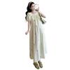 Summer 2026 Korean Fashion Embroidered Maternity Dress - Sweet, Trendy, Age-Reducing Style