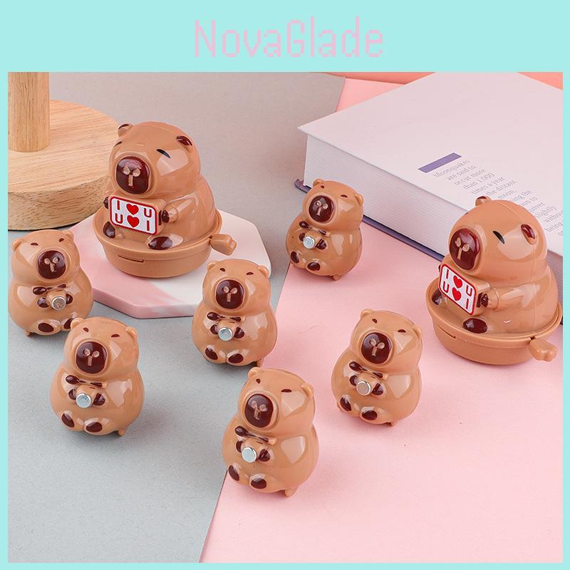 Capybara Clockwork Magnetic Toy With Pullalong Car For Toddler Play And Brain Development