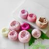 Creative Silicone Candle Mold 3D Rose Flower Shape Ornament Moulds Silicone Craft Molds Silicone Texture for Crafting