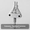 Driven Pipe Extractor with Hex Shank Hardened for Plumbing Repair