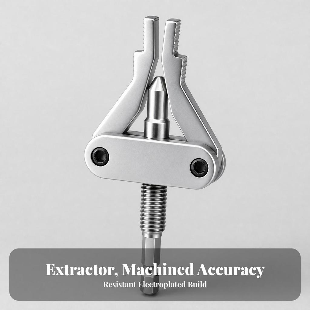 Driven Pipe Extractor with Hex Shank Hardened for Plumbing Repair