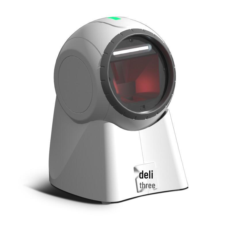 Deli 2D Wired Desktop Barcode Scanner