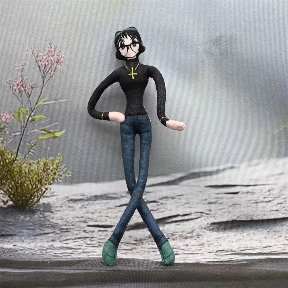 

Аниме Хантер Киллуа Золдик Косплей Плюшевая Кукла Мягкие Игрушки Смешные Плюшки Украшение Комнаты Абстрактное Проволочное Соединение Скручиваемый Реквизит 28cm