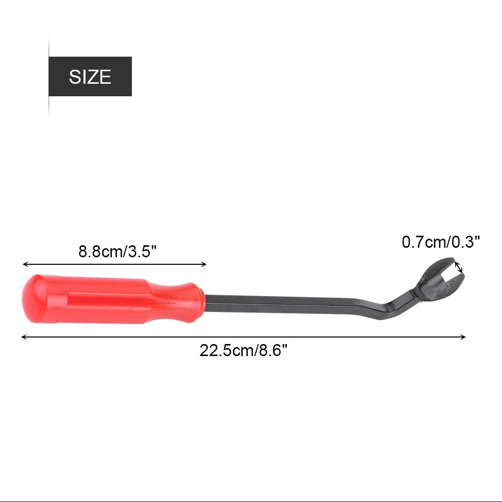 Car Door Trim Clip Panel Glass Removal Upholstery Remover Puller Fasten Pry Tool 225mm