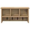 Wall Mounted Nightstand Artisan Oak 50 x 16 x 26 cm