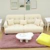 Handmade Mini Couch Dollhouses Single Sofa Set Flocking Loveseat Seater For Realistic Bedroom Scenes