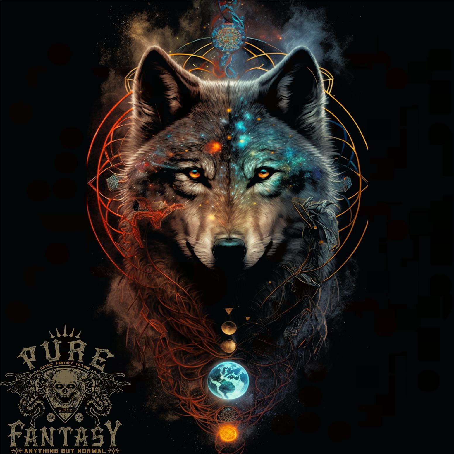 26 Dreamcatcher Wolf Spiritual Moon Phases Mens T-Shirt 100% Cotton Unisex T-Shirt L