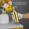 260ml Capacity Lotion Bottle Gold Liquid Soap Dispenser Soap Dispenser  Bathroom Kitchen Hotel