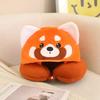 New 35CM Red Panda Raccoon Sloth  Animals Dolls Soft Neck PillowCartoon Office Car Break Decoration Birthday Christmas Gifts