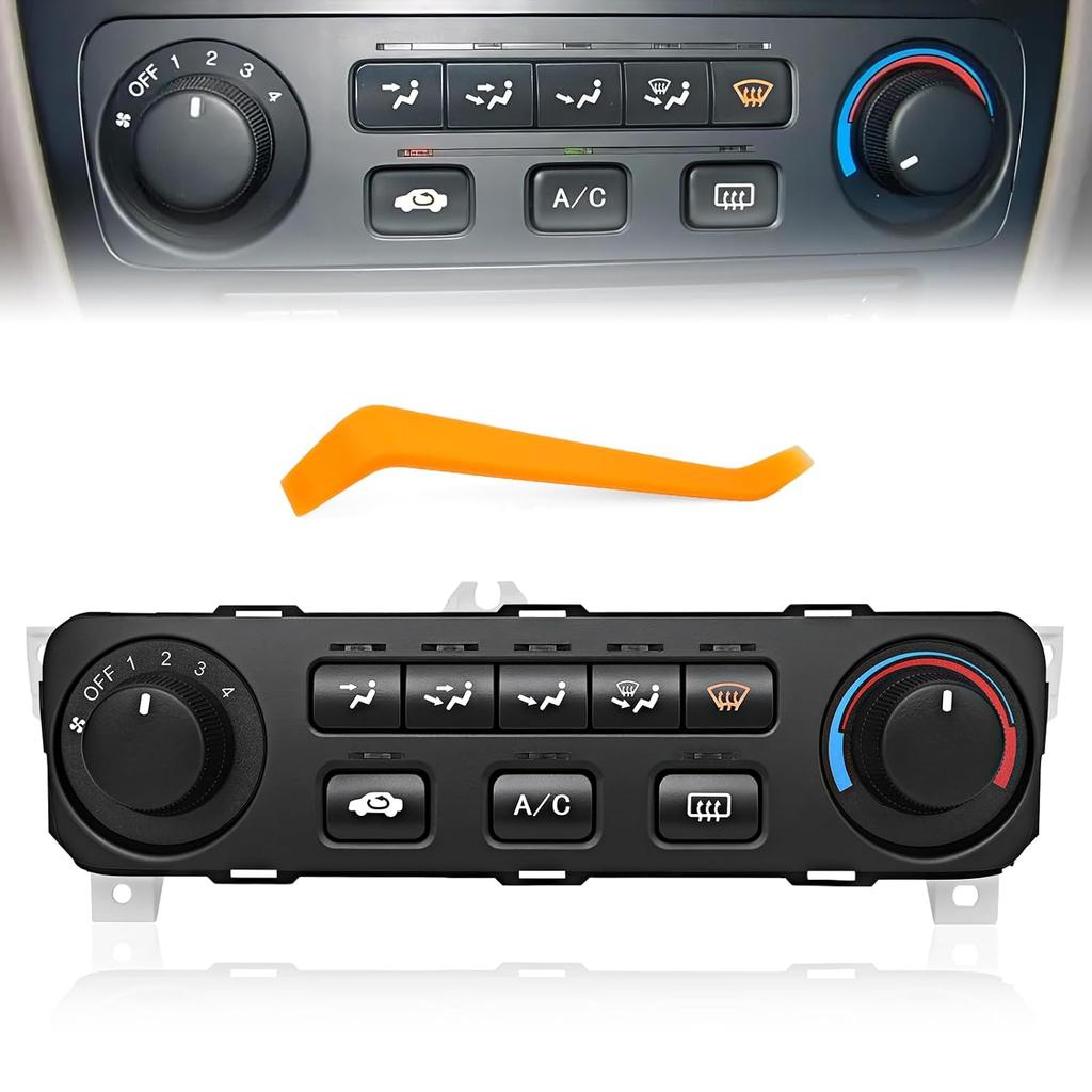 599-268 Heater Climate Control Module A/C Control Panel Compatible with 1998-2000 Honda Accord, 1998-2004 Honda Odyssey, Replaces 599-268,