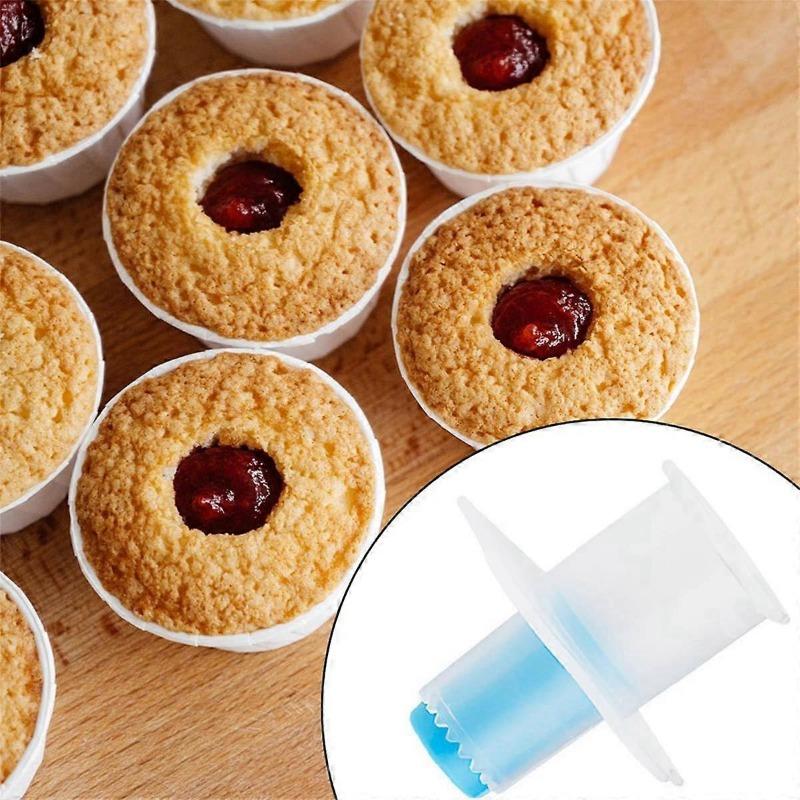 Cake Digger Plastic Cupcake Corer Plunger Cutter Muffin Cake Hole Digger DIY Cup Cake Cored Device Muffin Decoration Baking Tool