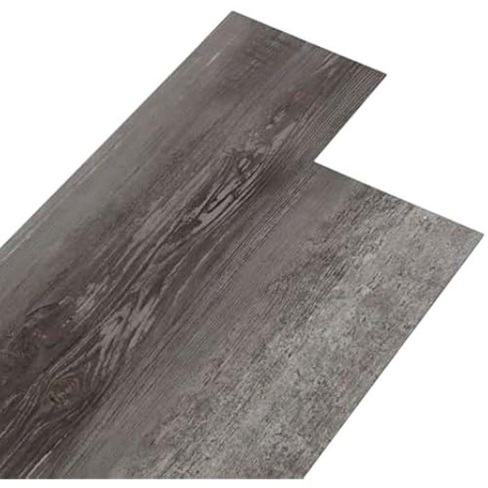 Revêtement de sol - VIDAXL - Planche PVC Autoadhésive - 5,21 m² - 28 planches - Bois Rayé