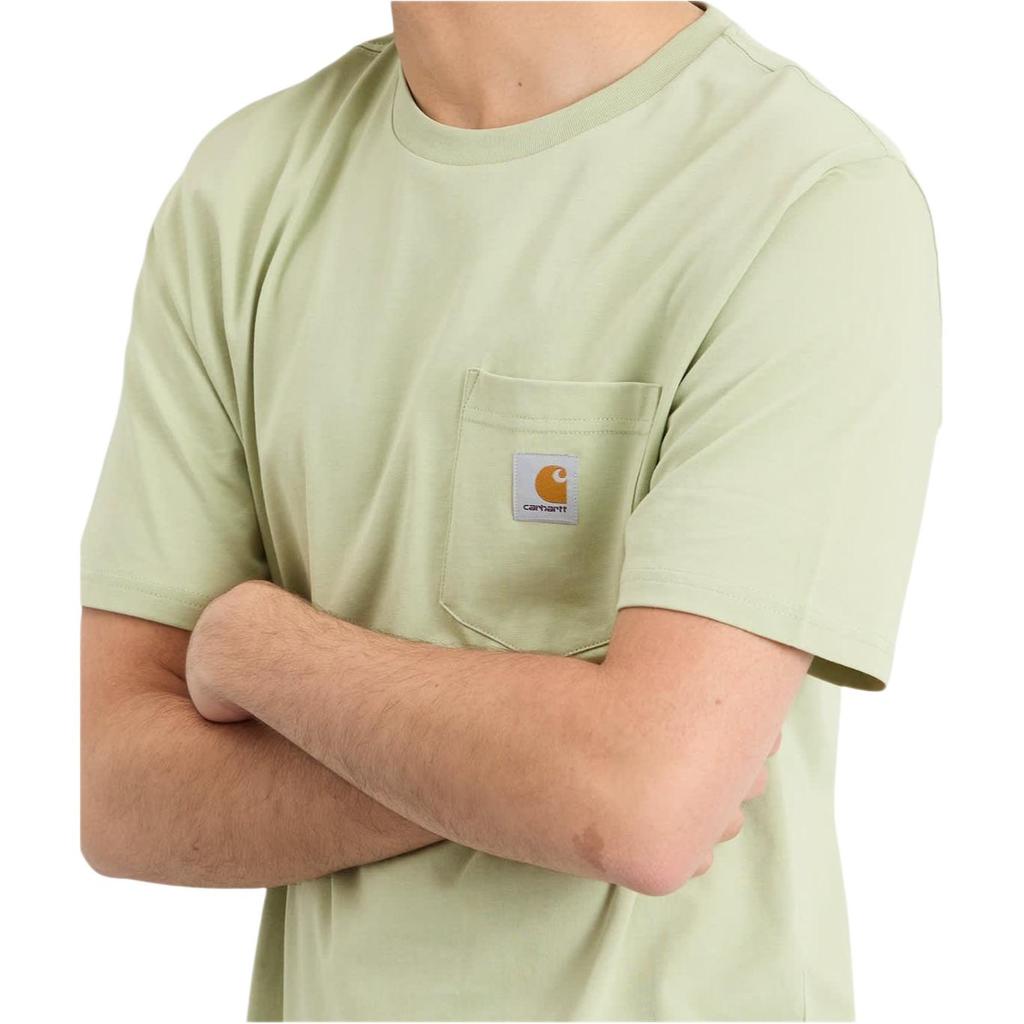 Carhartt WIP Solid Color Crew Neck Drop Shoulder Short Sleeve T-Shirt Men Tops I030434-UVXX