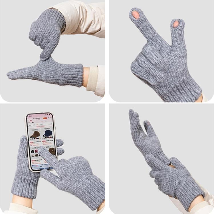 Cold Weather Stretchable Gloves Fleece Liner Gloves Screen Touch Windproof Hand Protections Handwear For Daily Wear