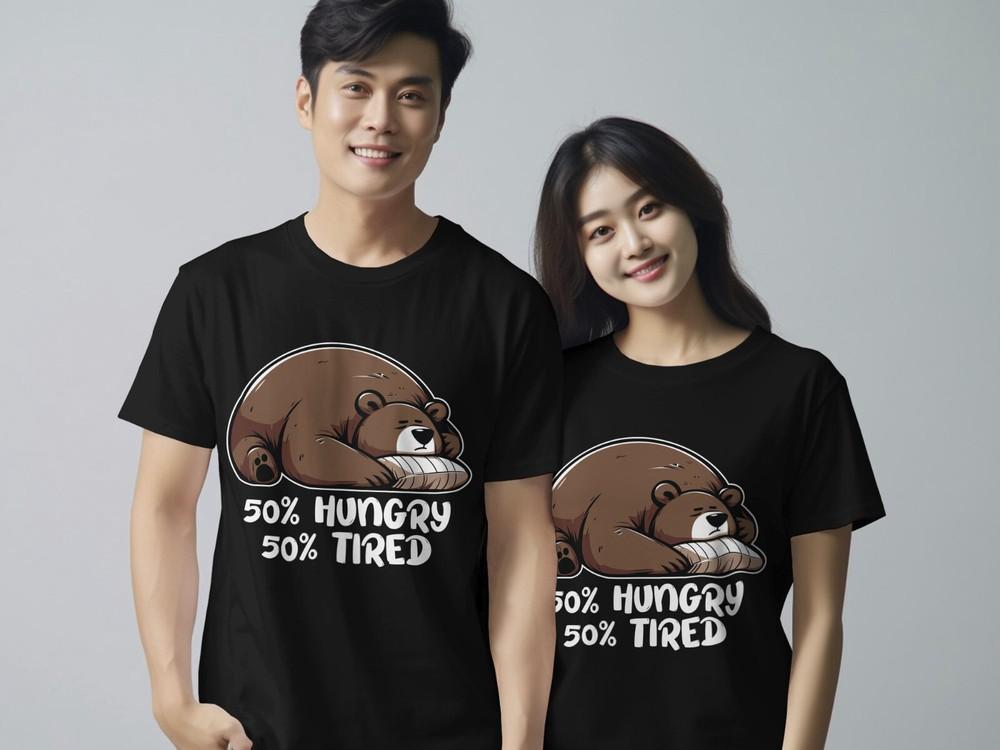 

Lazy Animal Themed T-Shirt Tired Design Animal Lovers Funny Gift Unisex Tee Logo 4XL