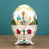 European Style Automatic Toothpick Box Fashion Metal Vintage Toothpick Holder Toothpick Dispenser Box Home Decoration New Design