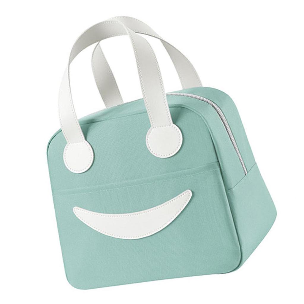 Lunch Bag Insulated Hand Carry Oxford Cloth Cute Large Capacity Lunch Box Bag for School  