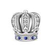 Copper Metal Princess Crown Charm Bead Component Cake Trojan Bead Component Pendant Bead Component Compatible With Authentic Original Necklace