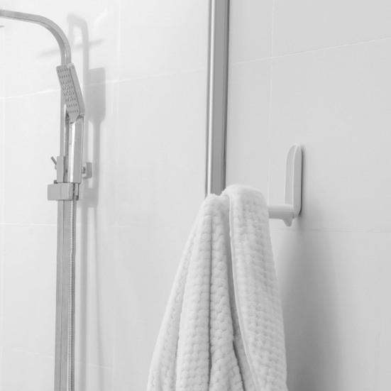 Wall Mount Clothes Hanger Storage Rack Punch-free Installation Folding Plastic Hanger Holder