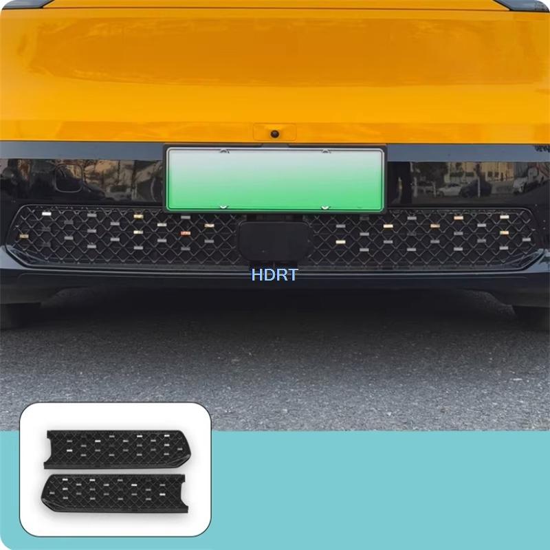 For Geely Zeekr MIX 2025 + Car Style Front Bumper Racing Grills ect Screen Net Water Tank Air Intake Proof Cover Accessories