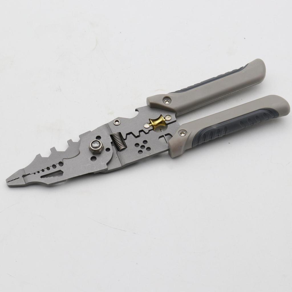 Multi-Functional Electrician Cable Stripping and Crimping Pliers