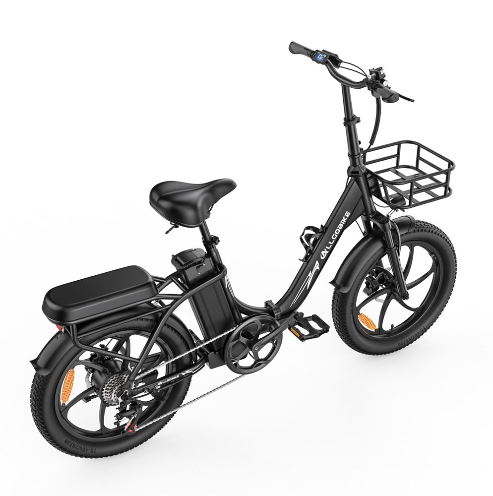 Allgobike AC20 Elektrische Fiets 250W Motor 20" Band Stadsverkeer Elektrische Fiets 48V 20Ah LED Display Maximaal Bereik 60Km 7 Versnellingen Maximaal Laadvermogen 120Kg